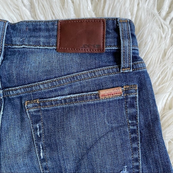 Joe's Jeans Destructed Blue The Markie Denim Short - Picture 7 of 11